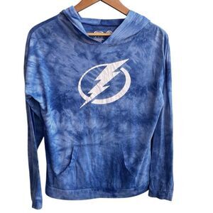 Tampa Bay Lightning Tie-Dye Hoodie Women’s Medium NHL Fan Gear